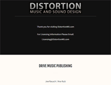 Tablet Screenshot of distortionmx.com